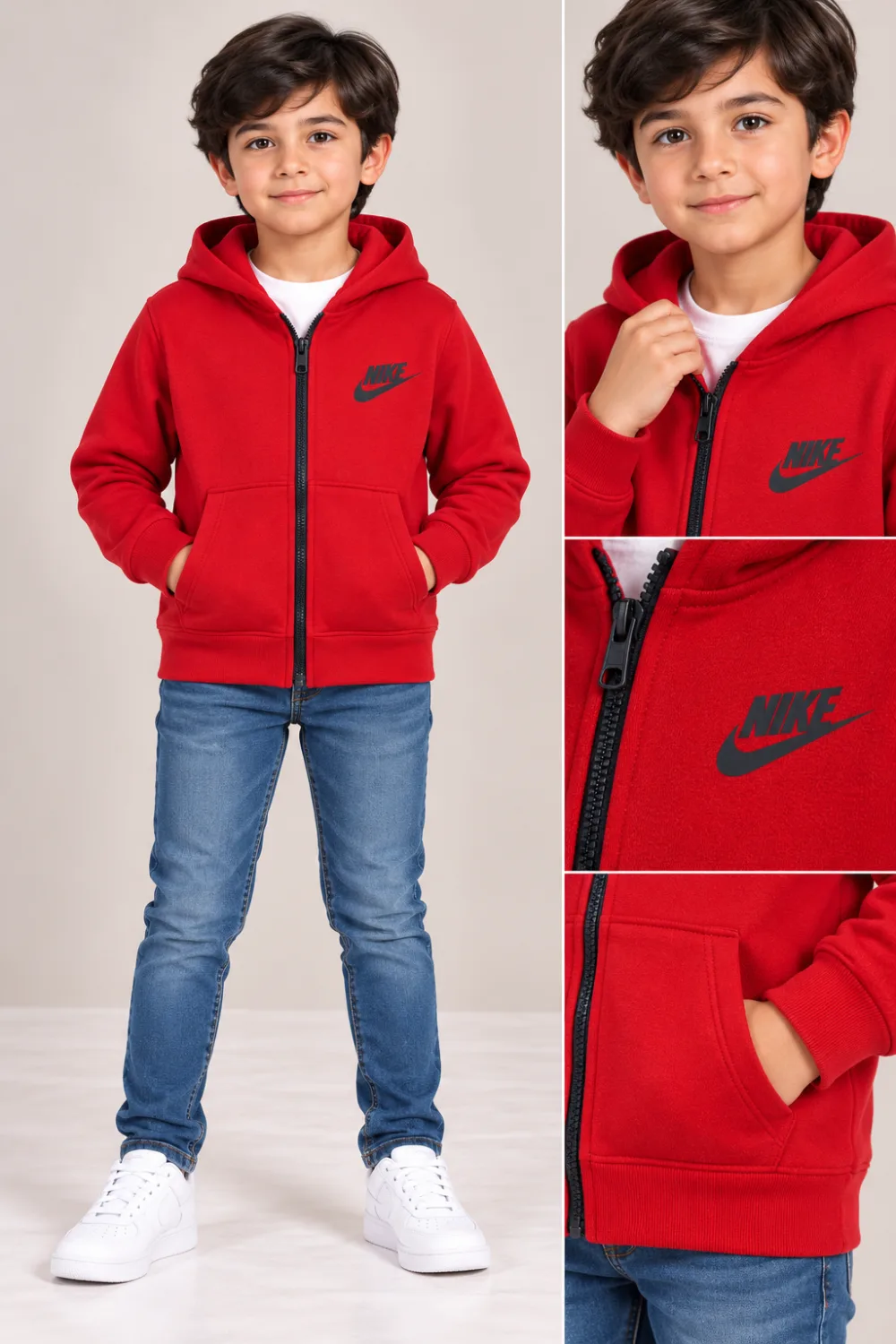 Boys Full-Zip Fleece Hoodie