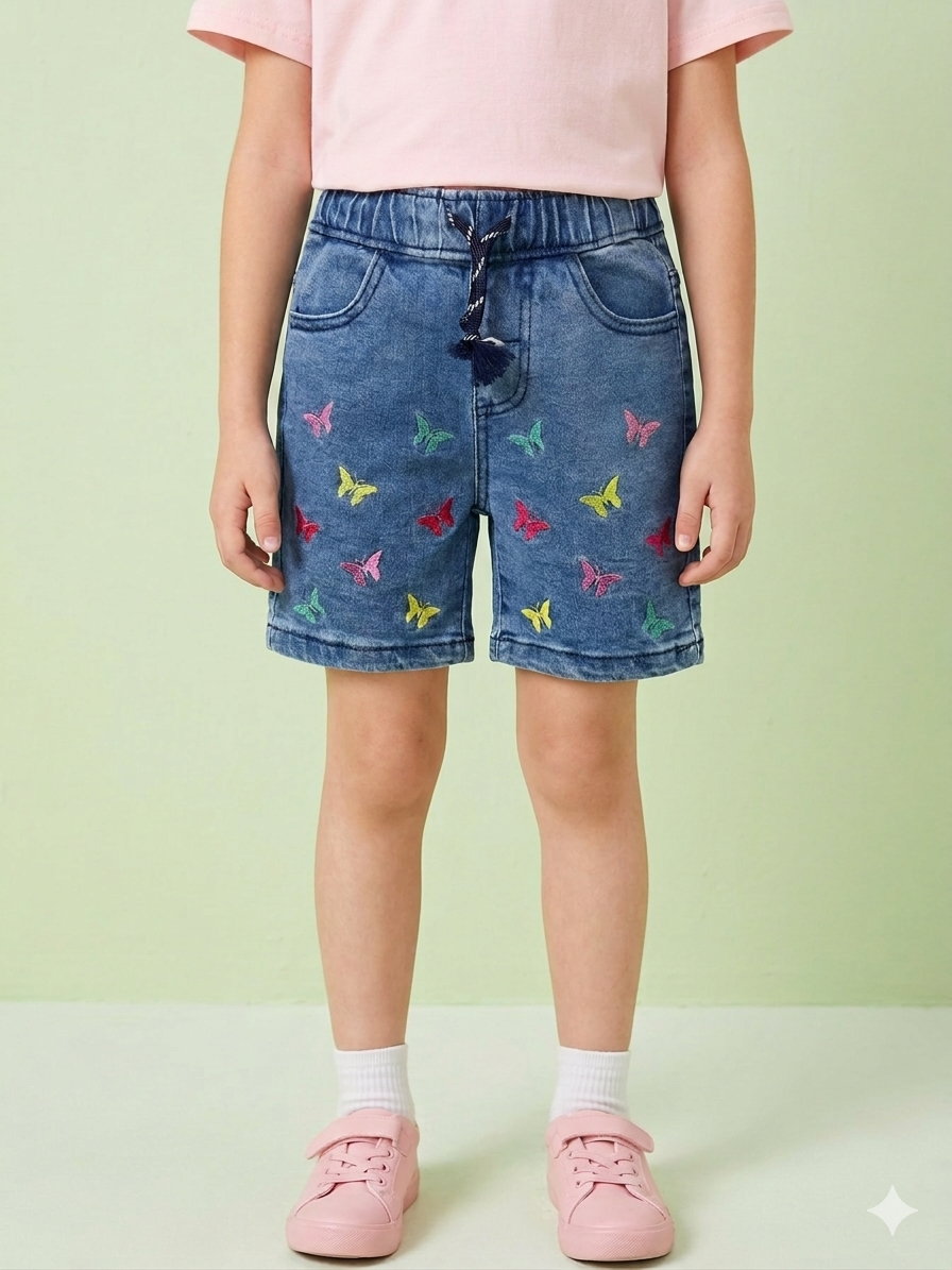 Girl Comfortable Denim Shorts